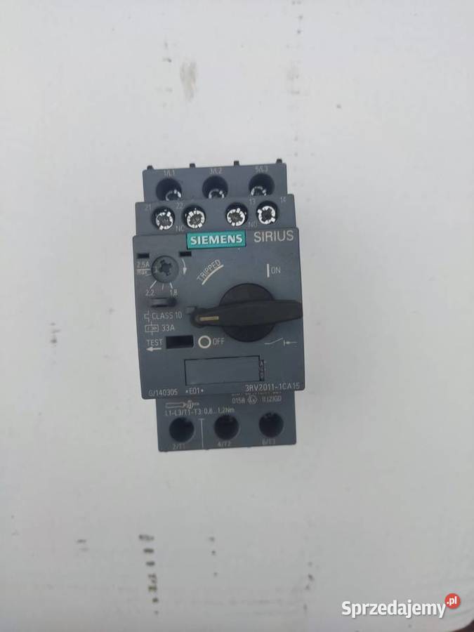 Wyłącznik silnikowy siemens Pozostałe Kotlin