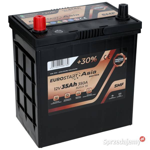 Akumulator Eurostart 12V 35Ah 350A L ECA35L Części samochodowe Jelcz-Laskowice