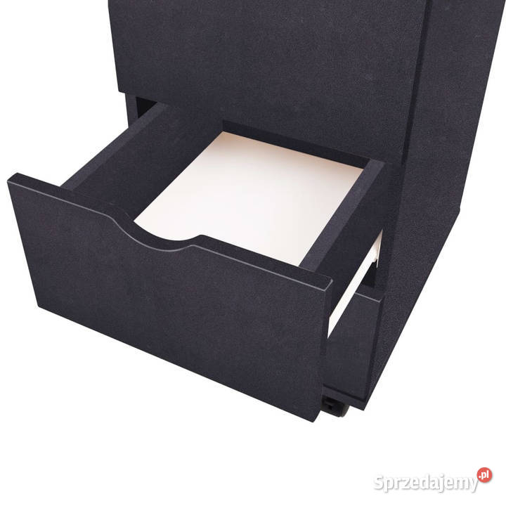 Szafka z szufladami 33 x 45 x 60 czarna WM245726