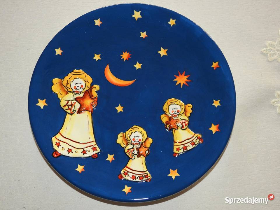 Talerzyk dekoracyjny świąteczny Bożonarodzeniowy Przemyśl