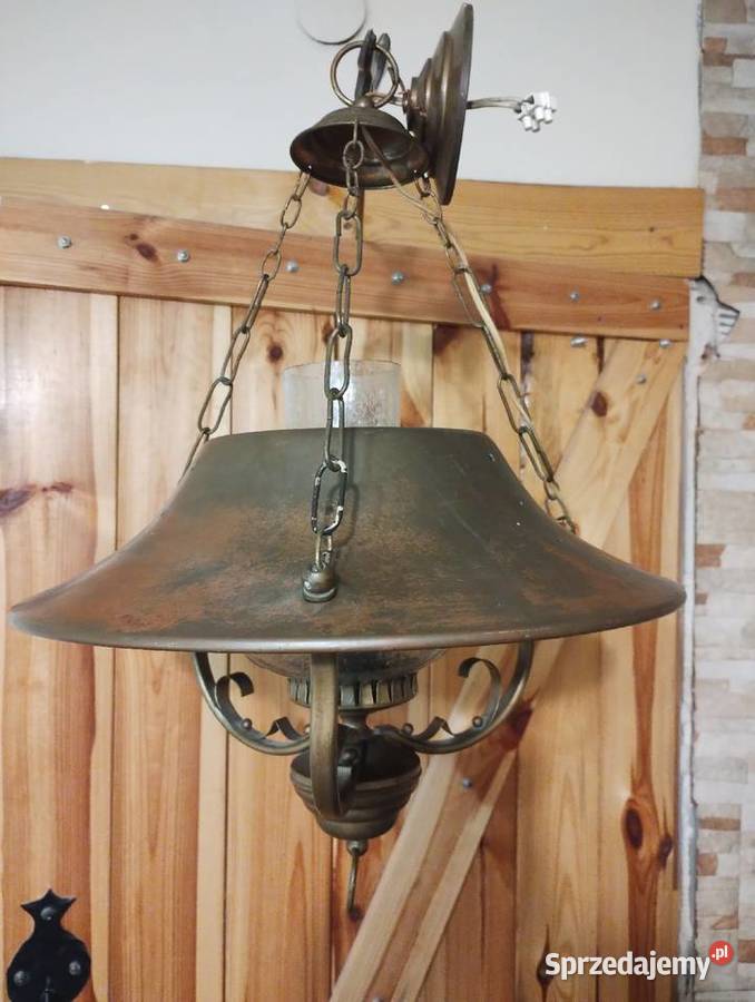 Lampa osłona miedziana Ełk sprzedam