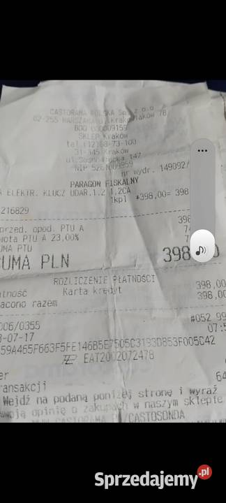 Elektryczny klucz udarowy Paczółtowice