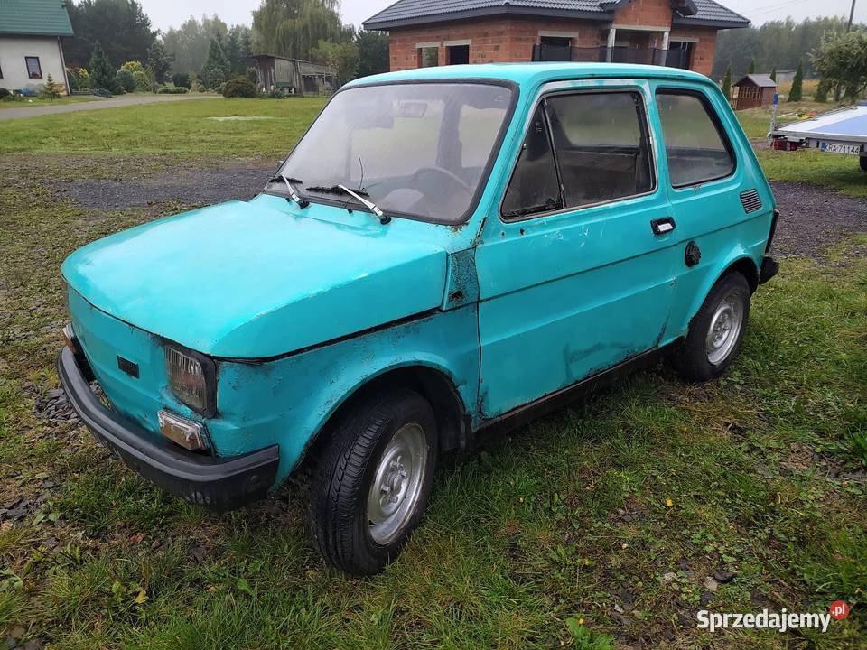 Fiat 126p Z bordową deską uszkodzony Aleksandrów Łódzki sprzedam