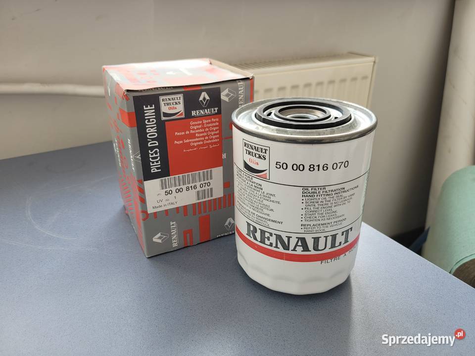 Filtr oleju Renault OEM 5000816070 ciężarowe Stojadła