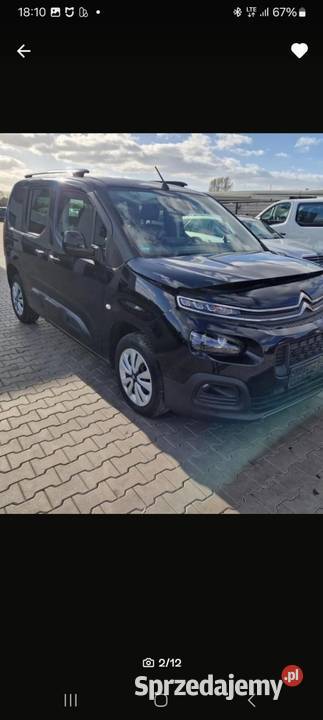 Citron Berlingo Automat 108tyskm z Niemiec 21r uszkodzony wielkopolskie Dobrzyca sprzedam