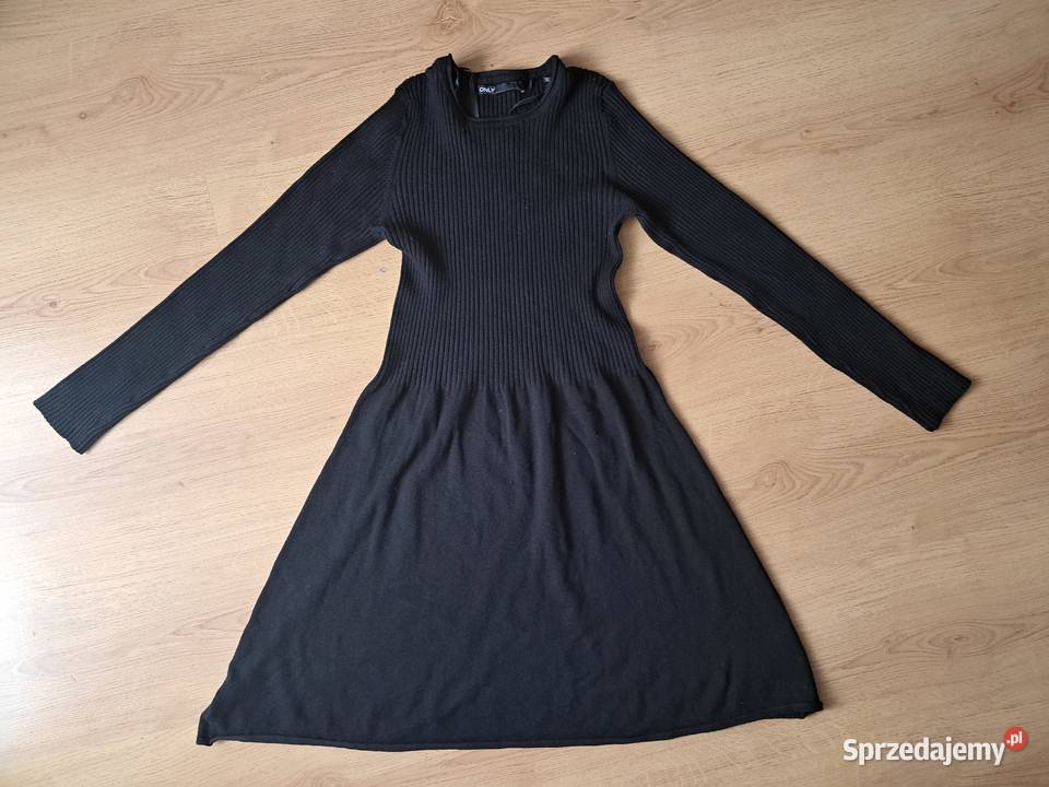 Sukienka Mała Czarna ONLY z długim rękawem XS34 Rawicz