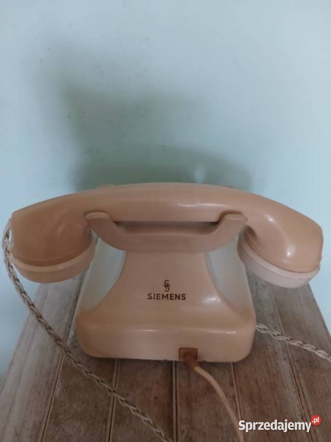 Telefon stacjonarny z lat 60 tych Telefony przewodowe Kraków
