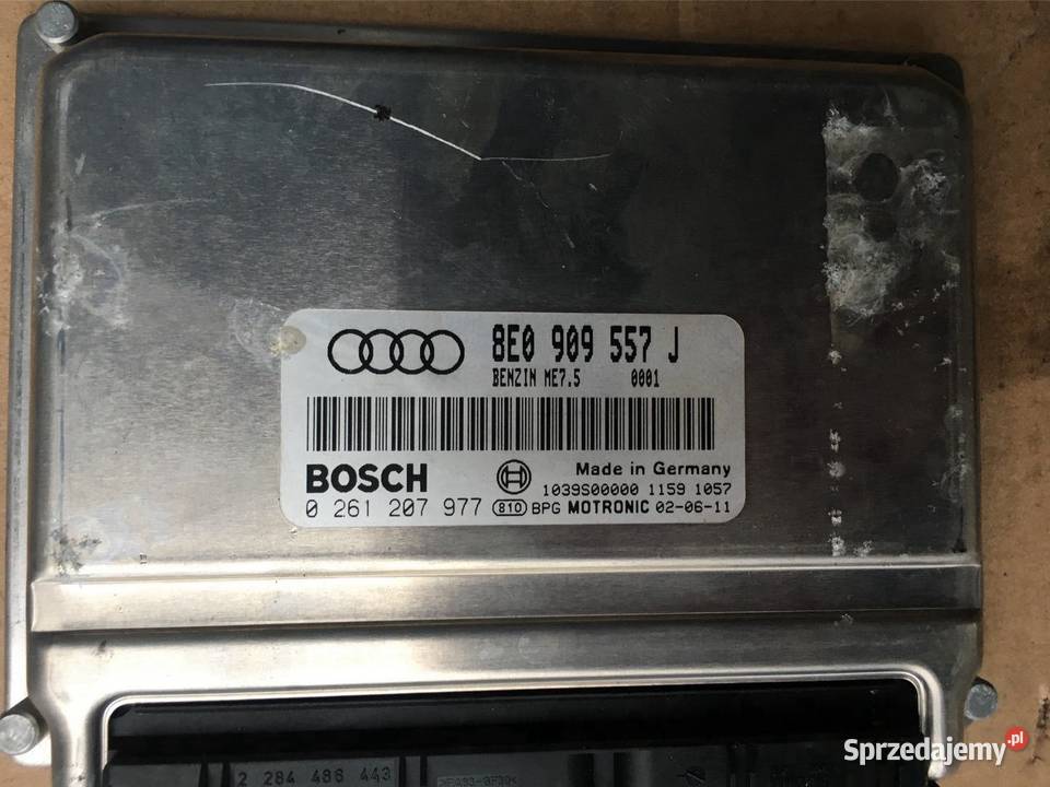 Zestaw startowy stacyjka komputer immo Audi a4 Chełmno