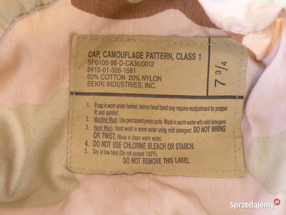 Czapka patrol cap 3 color 7 34 dolnośląskie Wrocław