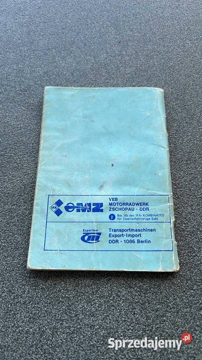 Instrukcja użytkownika MZ etz 250 ddr lubelskie Łuków