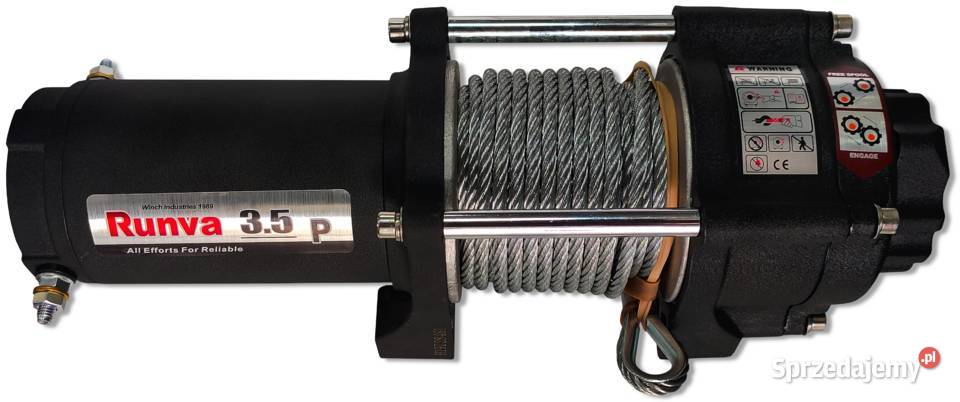 Wyciągarka Elektryczna RUNVA EWP 3500 12V 1588 kujawsko-pomorskie Solec Kujawski