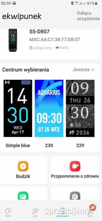 S5d807 Sports Inteligentny Zegarek Wodoodporna Kraków