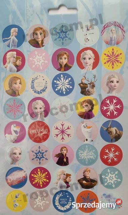 Naklejki Nalepki Frozen 2 Elsa Anna 700 Kraina sprzedam