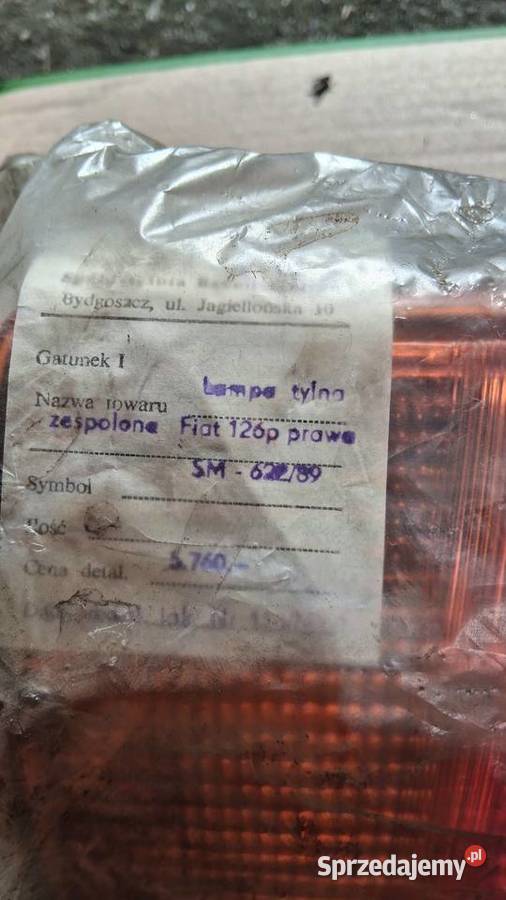 Lampa tylna 125p Lampy tylne Chrzanów
