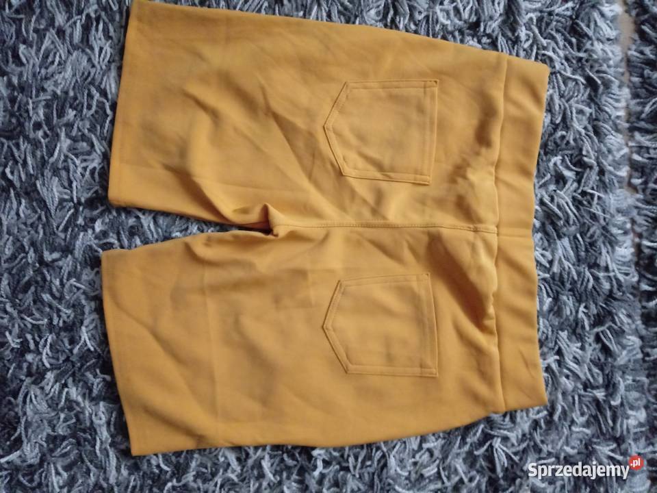 Spodenki szorty musztardowe Chrzanów