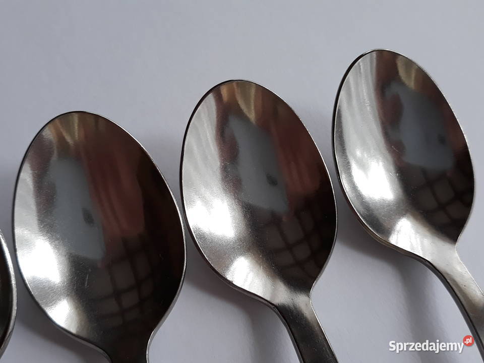 Łyżeczki do herbaty KROPECZKI kropki FNS Sztućce śląskie Dąbrowa Górnicza