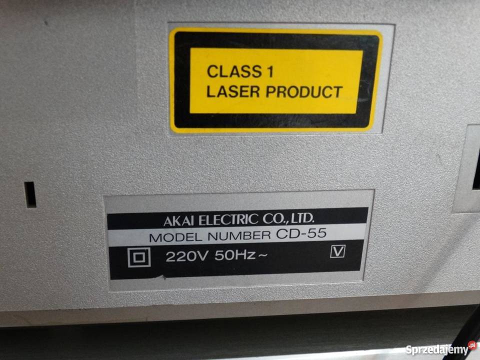 CD Akai CD 55 złoty WYSYŁKA Odtwarzacze CD i MD Jasło