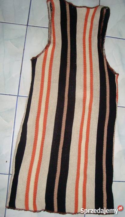 Kamizelka długa robiona maszynowo Ostrołęka