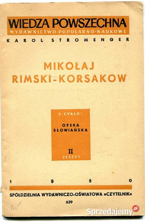 Mikołaj Rimski Korsakow Szczecin sprzedam
