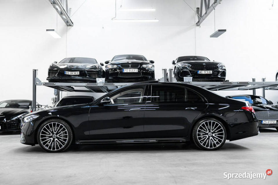 Mercedes S 450 Maksymalnie wyposażony Burmester kurtyny powietrzne Węgrzce