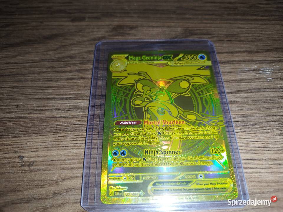 Złoty Mega Greninja ex CRI 122086 Rawicz