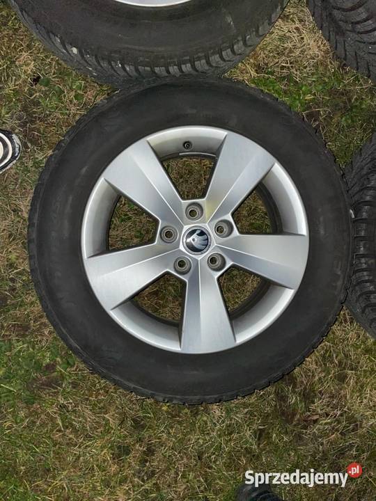 Koła aluminiowe Skoda R16 opony całorczne Ostrołęka