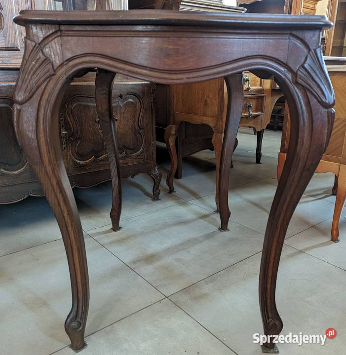 Piękny nieduży stół ludwikowski dąbsklep Dąbrowa Meble śląskie Dąbrowa Górnicza