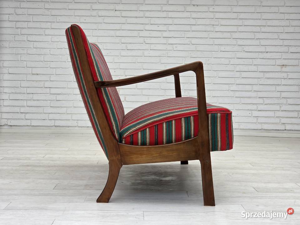 Lata 60 Duńska sofa dwuosobowa design Fritz Poznań