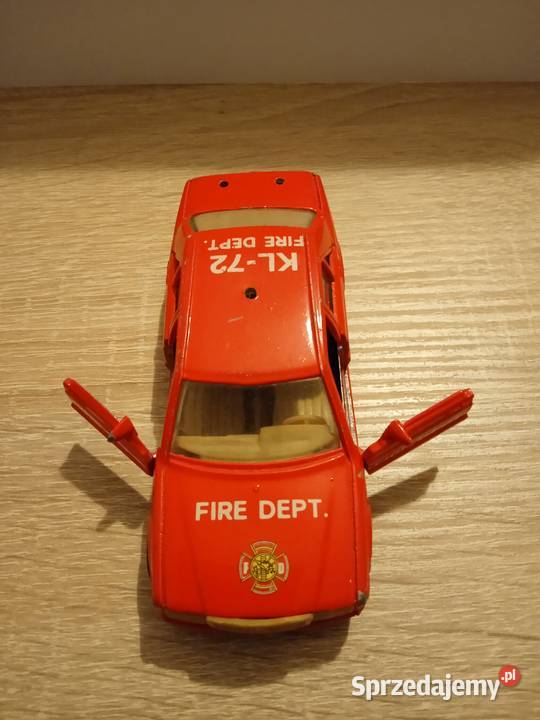 Samochodzik Welly Mercede Benz 190E Fire Dept Dla Dziecka Poznań