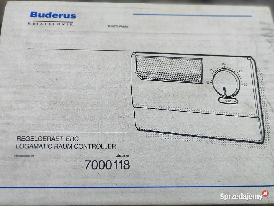 Regulator EEC Buderus nowy 700118 programator Łódź sprzedam
