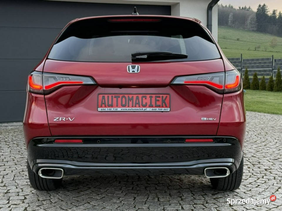 Honda ZRV SPORT ECTV NOWE AUTO GWARANCJA bordowy Kamienna Góra