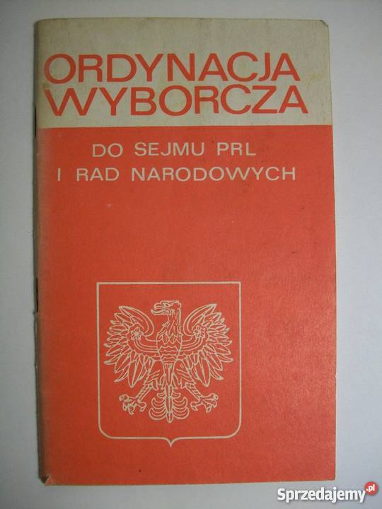 ORDYNACJA WYBORCZA DO SEJMU RPL I RADNARODOWYCH łódzkie Łódź