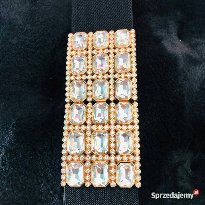 Stylowy OZDOBNY biżuteryjny Pasek DamskiGUMA Wieluń