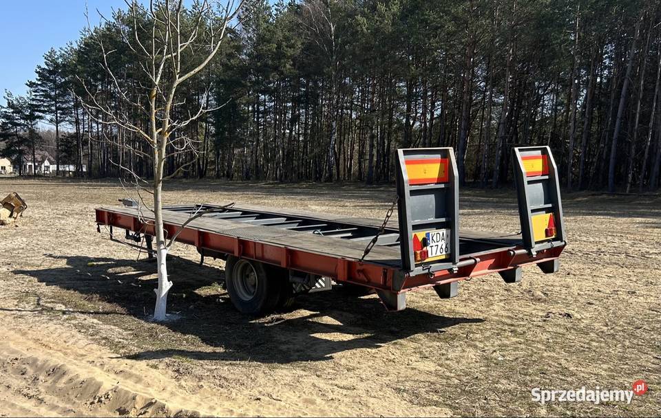 Przyczepa tandem niskopodwoziowy Szarwark