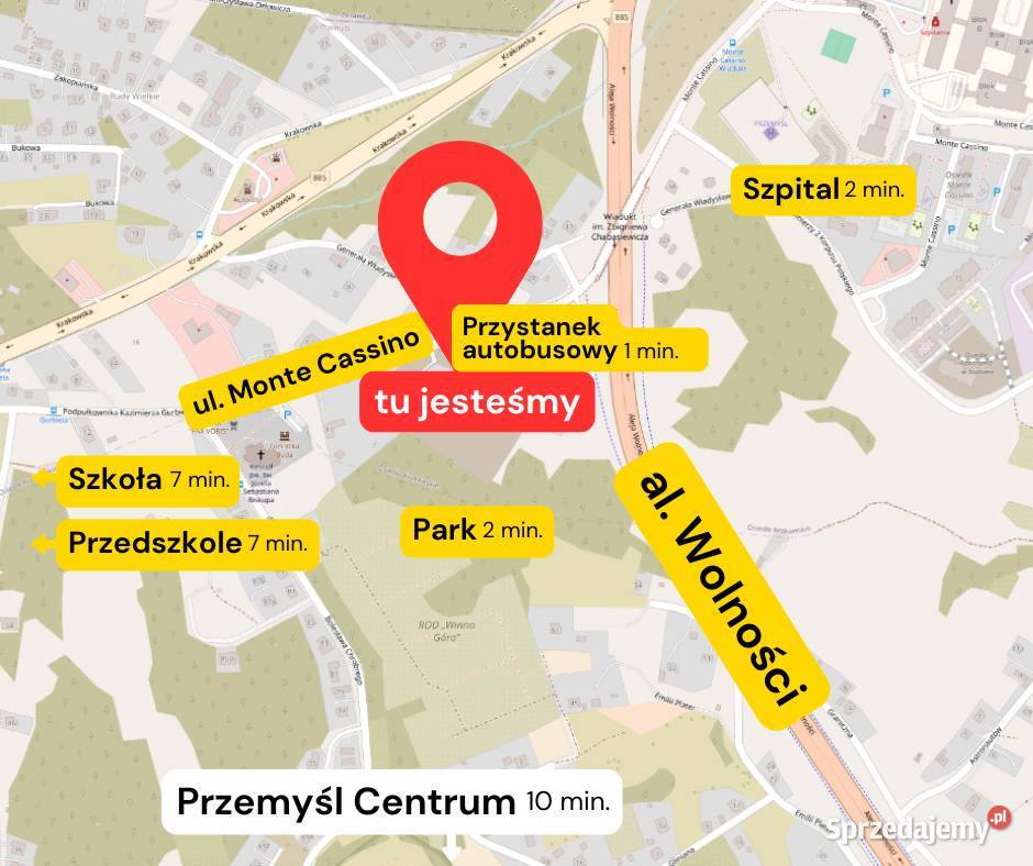 Mieszkanie 10298 m2 Przemyśl Nove Monte Cassino