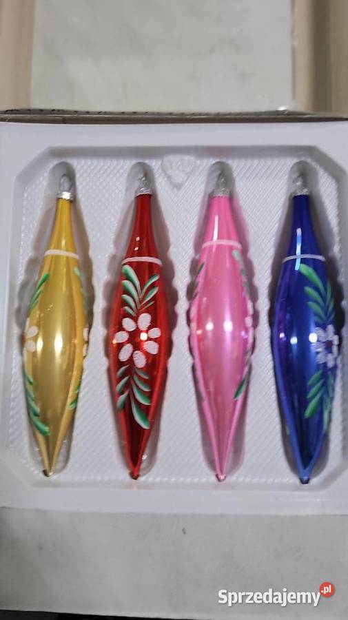 Bombki szklane Ciechanowiec sprzedam