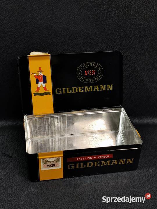 Vintage Puszka Na Cygara Gildemann Poddębice