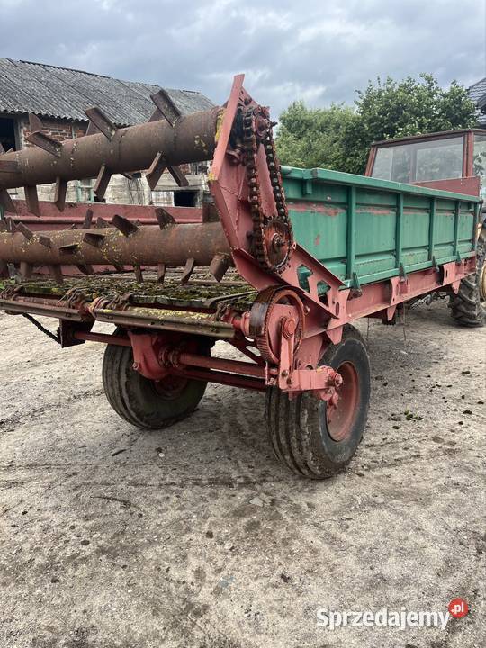 Rozrzutnik obornika rosyjski uszkodzony mazowieckie Świerkowo