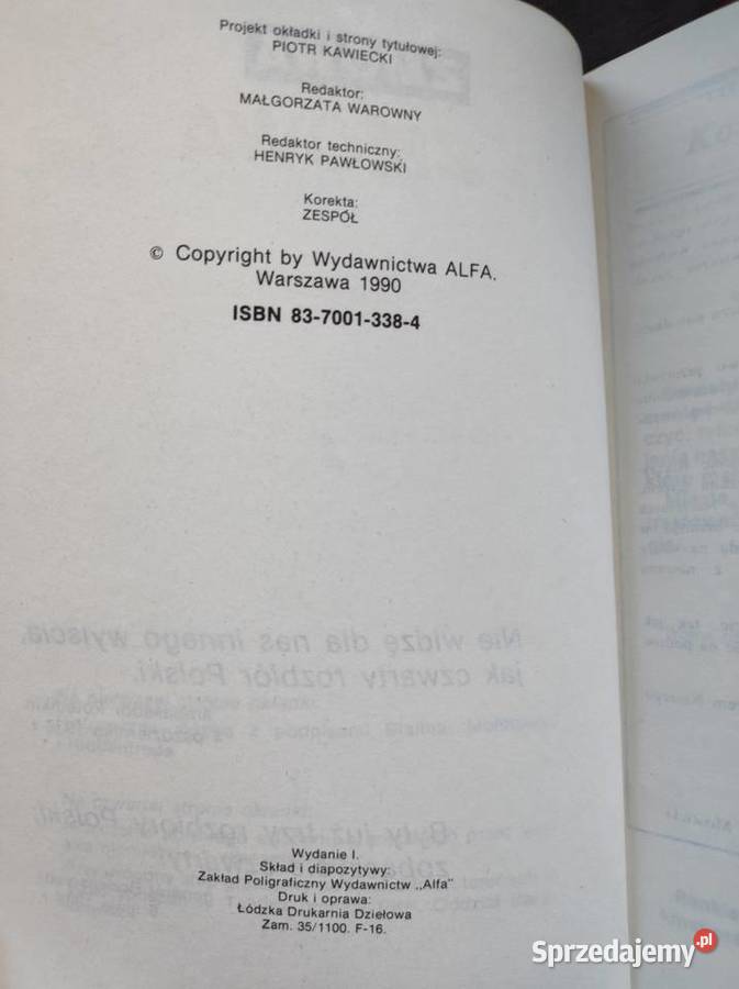 Zmowa IV rozbiór Polski Andrzej Leszek