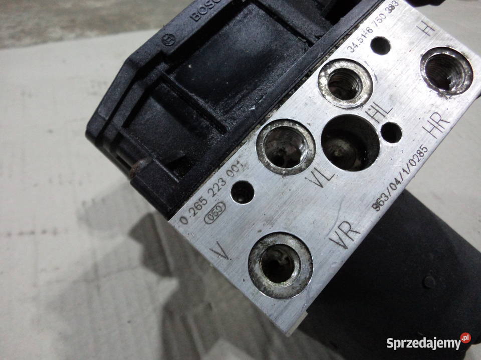 Pompa hamulcowa sterownik ABS BOSCH BMW E39 0 Układ hamulcowy Wieluń