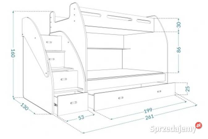 Łóżko piętrowe Łóżka mazowieckie Warszawa
