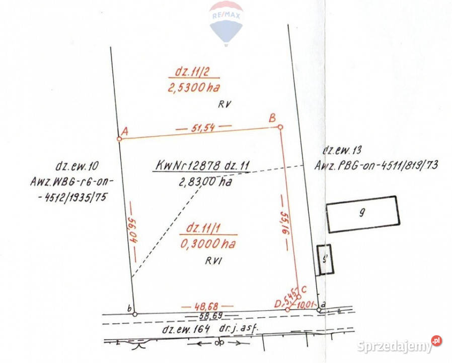 Działka 3000 m Ruda k Radzymina MPZP media mazowieckie
