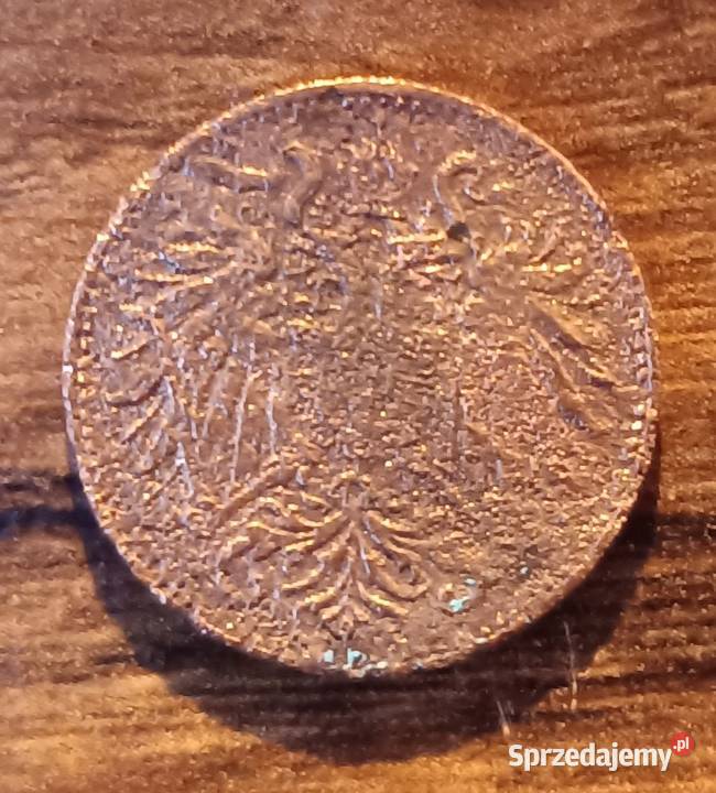 Moneta 2 Halerze Austrowęgierska 1894 Heller Zbylitowska Góra