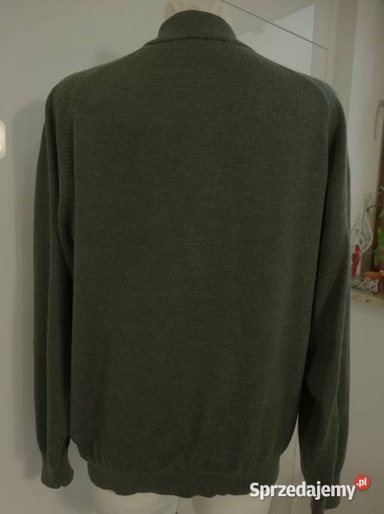 Sweter Męski Wełniany 50 Wełna Merino Pulower Łomża