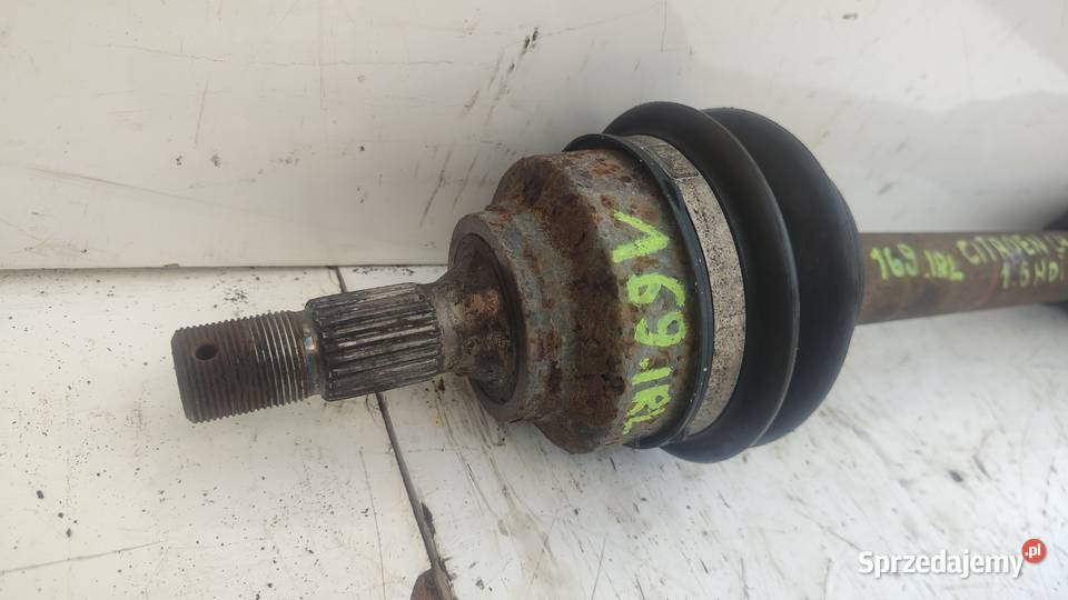 169Citroen C4 I 3D 16hdi 0410 PÓŁOŚKA PRZEGUB świętokrzyskie Włoszczowa