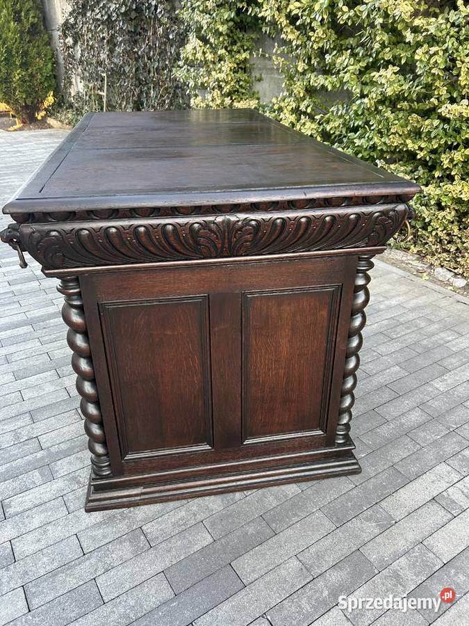Dębowe biurko antyk Warszawa