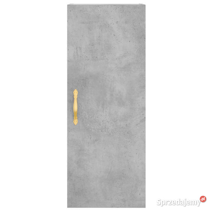 Wysoka szafka szarość betonu 345x34x180 Warszawa