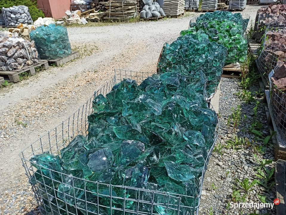 Bryły Szklane Kamień Szklany Kora Kamienna Biała Jaworzno