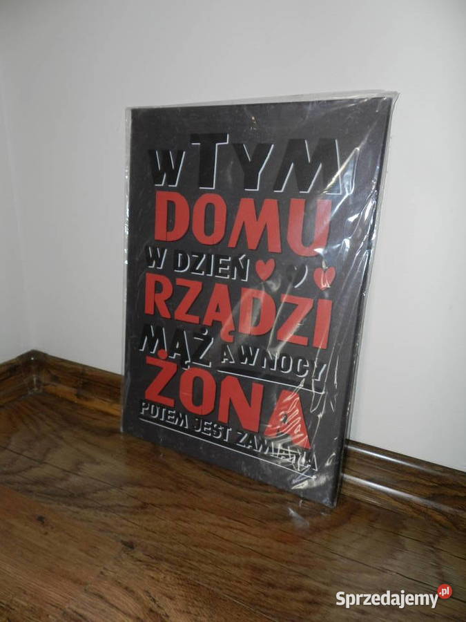 Plakatposter metalowy Wejherowo