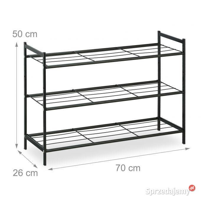 Metalowy stojak na buty